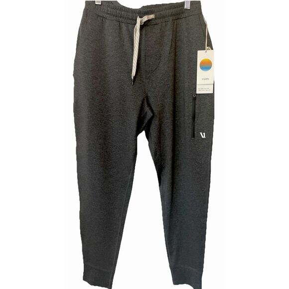 NWT'S Vuori Sunday Performance Jogger Men's S. Charcoal Heather 28" Inseam V416 - Picture 1 of 7